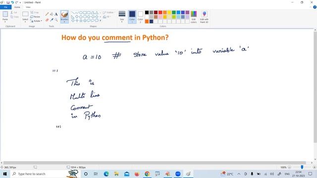 Does Python support Multi Line Comment | Ameerpet Technologies | By Srinivas смотреть онлайн