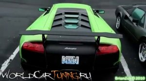 Зеленая Lamborghini Murcielago LP670-4 SV.mp4