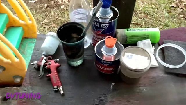 ПОКРАСКА БАМПЕРА ТРЕМЯ ГРУНТАМИ #kiario / ремонт бампера смотреть онлайн