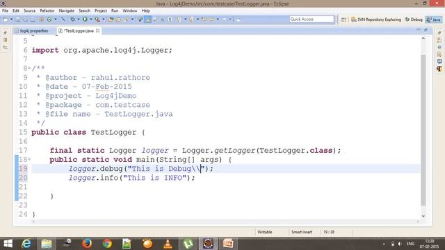 1. Log4j || Setting up Log4j. смотреть онлайн