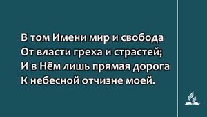 №64 Я знаю чудесное Имя | Караоке с голосом | Гимны надежды