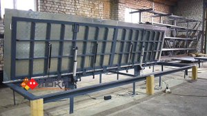 Люк "Контур" с рифленым алюминиевым листом и эл.приводом