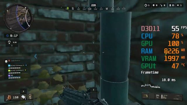 Radeon Vega 3 Graphics -- AMD Athlon 3000G -- Call of Duty Black Ops 4 COD BO4 FPS Test смотреть онлайн