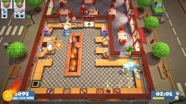 [Overcooked! 2] Story Kevin 4 - 3p - Score: 2644 w/ 笨笨 腿毛鸡西施 смотреть онлайн