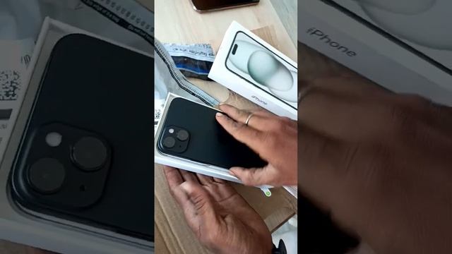 iPhone 15 black unboxing..#iphone #iphone15 #unboxing #unboxingvideo