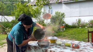 ВАРЕНЬЕ ИЗ ЖЕЛТОЙ ВИШНИ,ПИРОГ И КОМПОТ ИЗ БАЗИЛИКА Азербайджанская Кухня Деревенская Кухня  Рецепты