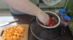 Хашлама в афганском казане