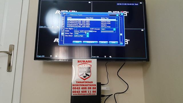 DVR  USB WİFİ TAKILMASI VE AYARLARI