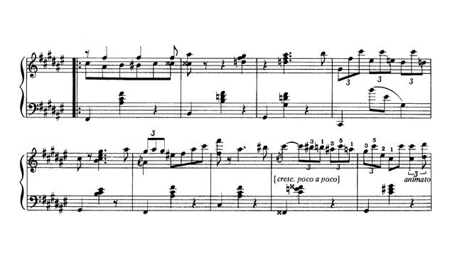 Louis Moreau Gottschalk: Mazurk in F-sharp minor, D. 93 (RO 276) смотреть онлайн