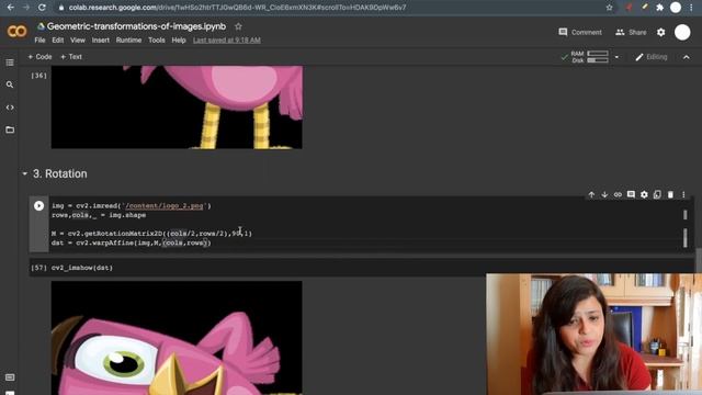 Geometric transformation of images | OpenCV | Computer Vision playlist смотреть онлайн
