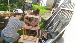 Полка из дерева своими руками / Обувная полка из дерева / Очень просто, но красиво