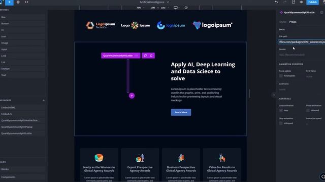 Components. How to use Lottie React component смотреть онлайн