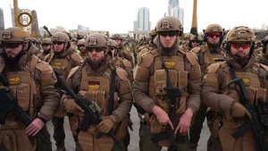 Р. Кадыров. На площади собралось свыше 25 тысяч обученных тактическим действиям бойцов