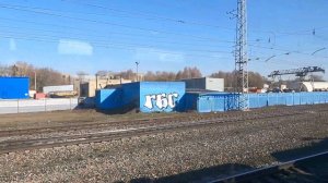 Нетуристическая Самара из окна поезда за 30 минут! Атмосферная и интересная поездка под стук колёс