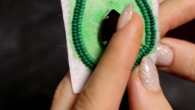 Авокадо - Брошь Из Бисера Пошаговый МК|Avocado brooch