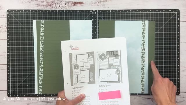How To Print Small Photos For Scrapbooking | Camping Scrapbook Layout Idea