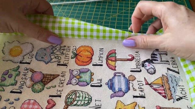 Как оформить вышивку в панно. Пдвес от abv.crafts. смотреть онлайн