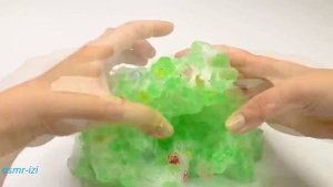 АСМР слайм 36/Странное удовлетворяющее и расслабляющее видео слайм. Приятно смотреть  и слушать.