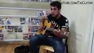 Парень таджик зажигает по гитара