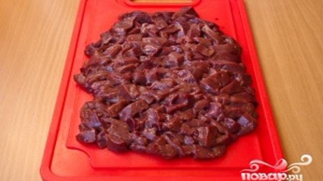 Печеночный салат с морковью и луком
