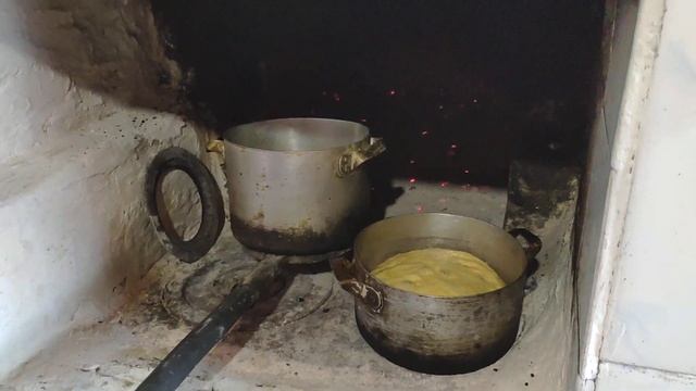 Пасхальный кулич древним методом в печке!!! Печем Пасхи дома!!! смотреть онлайн