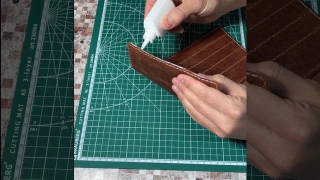 Making Leather Case For Knitting Needles. Изготовление кожаного чехла для спиц и крючков