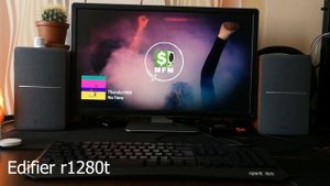 Edifier R1280T vs Edifier R1700BT Sound demo