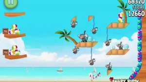 Прохождение Angry Birds Rio на 3 Звезды: Golden BeachBall Уровни 11-15