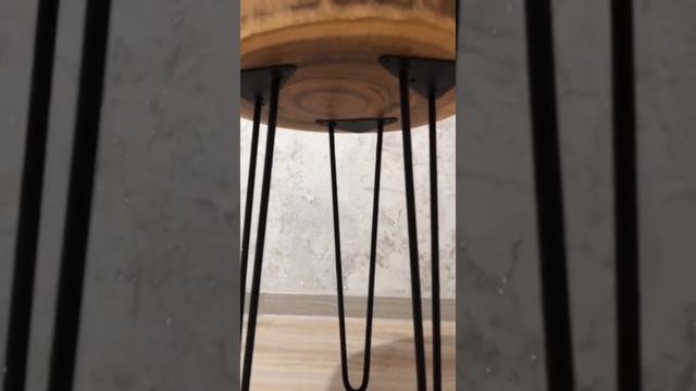 Журнальный столик из дерева / Спил дерева Берёза / Ручная работа смотреть онлайн