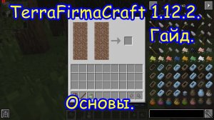 TerraFirmaCraft 1.12..2. Гайд. Основы.