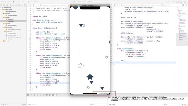 iOS Swift Game Tutorial - SpriteKit Space Game
