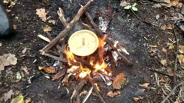 Варим плов в лесу, на костре. смотреть онлайн