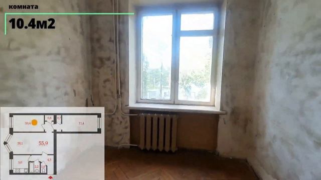 Продажа 3к.кв. в кирпичном доме в Колпино .