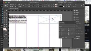 Planche A0 graphique architecture sur Adobe InDesign