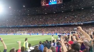 "Барселона" - "Бавария", стадион после дубля Месси