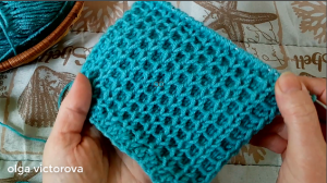 РЕЛЬЕФНЫЙ УЗОР СТЕЖОК - ХАМЕЛЕОН 19 Вязание Узоры спицами