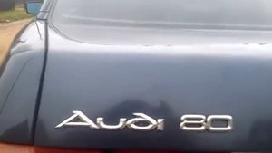 Audi 80 на Январь 5.1: первый выезд.