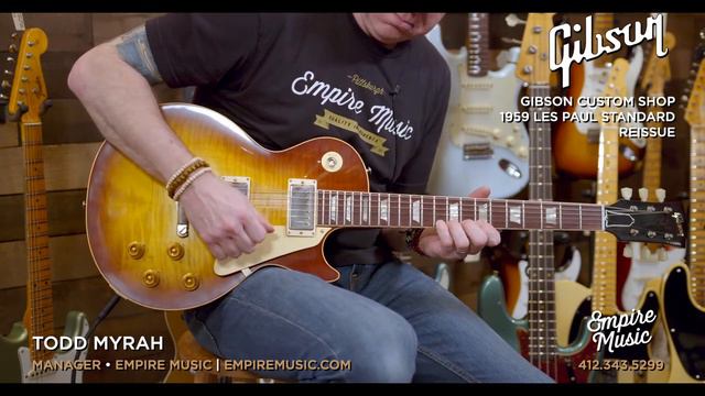 Gibson Custom Shop 1959 Les Paul Standard Reissue - Empire Music смотреть онлайн