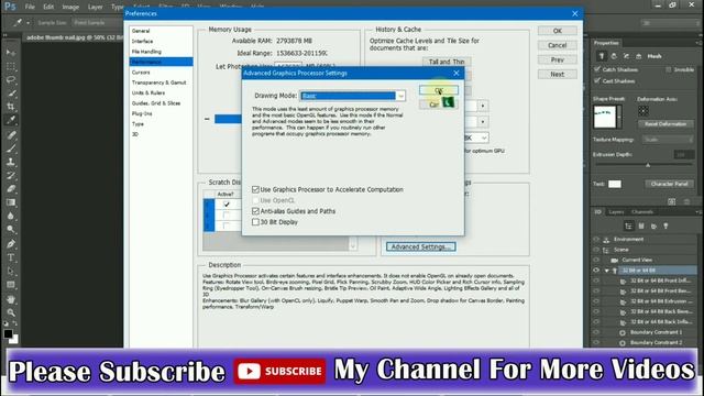 Fix Flashing Black Screen in Photoshop CS6 | photoshop black screen problem | photoshop problem смотреть онлайн