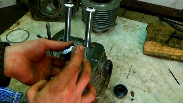 Сборка двигателя мотоцикла Днепр, заключительный этап. смотреть онлайн