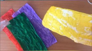 Как сделать розу из салфетки. Как покрасить салфетку.