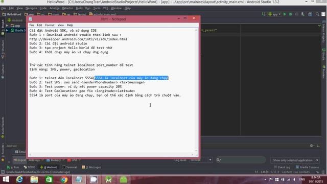 androidstudio telnet смотреть онлайн