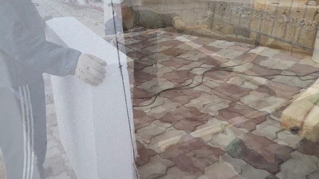 Утепление пенопластом ППС16ф 200мм газоблока, облицовка камнем и декоративной штукатуркой Ceresit