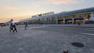 Аэропорт Храброво Калининграда | обзор в аэропорту Boeing 767-200.