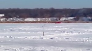 Ледовые покатушки на озере на Audi S6