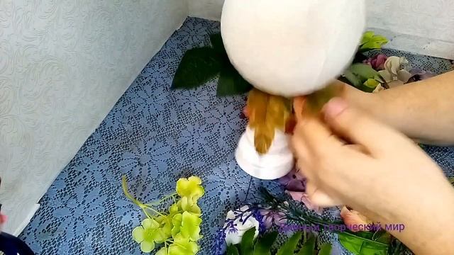 Классная идея для Пасхи! Пасхальное яйцо на ножке своими руками.Easter egg. Easter decoration DIY.