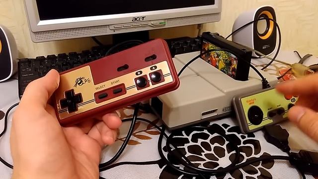 Как подключить джойстик от Dendy к Famicom