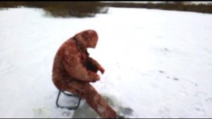 13 марта. Зимняя рыбалка. Река Ипуть. Брянская область