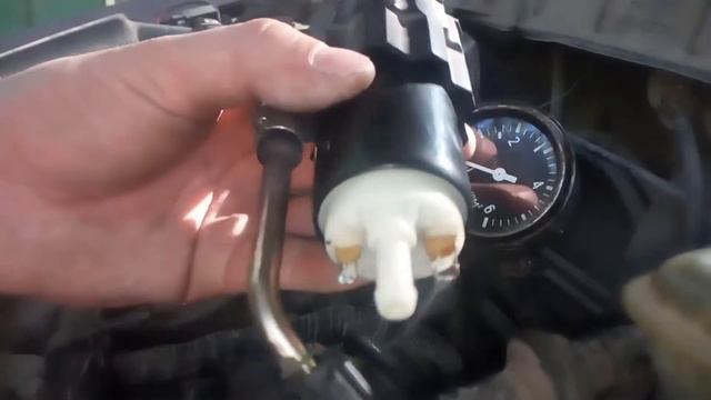 Замена бензонасоса Opel Astra F (хечбек). Замеры давления. смотреть онлайн
