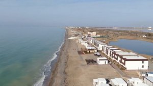 Пляж Новофедоровка в декабре. Крым сегодня